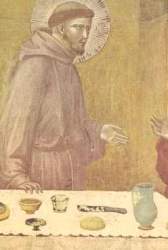 Giotto, morte del cavaliere da Celano
